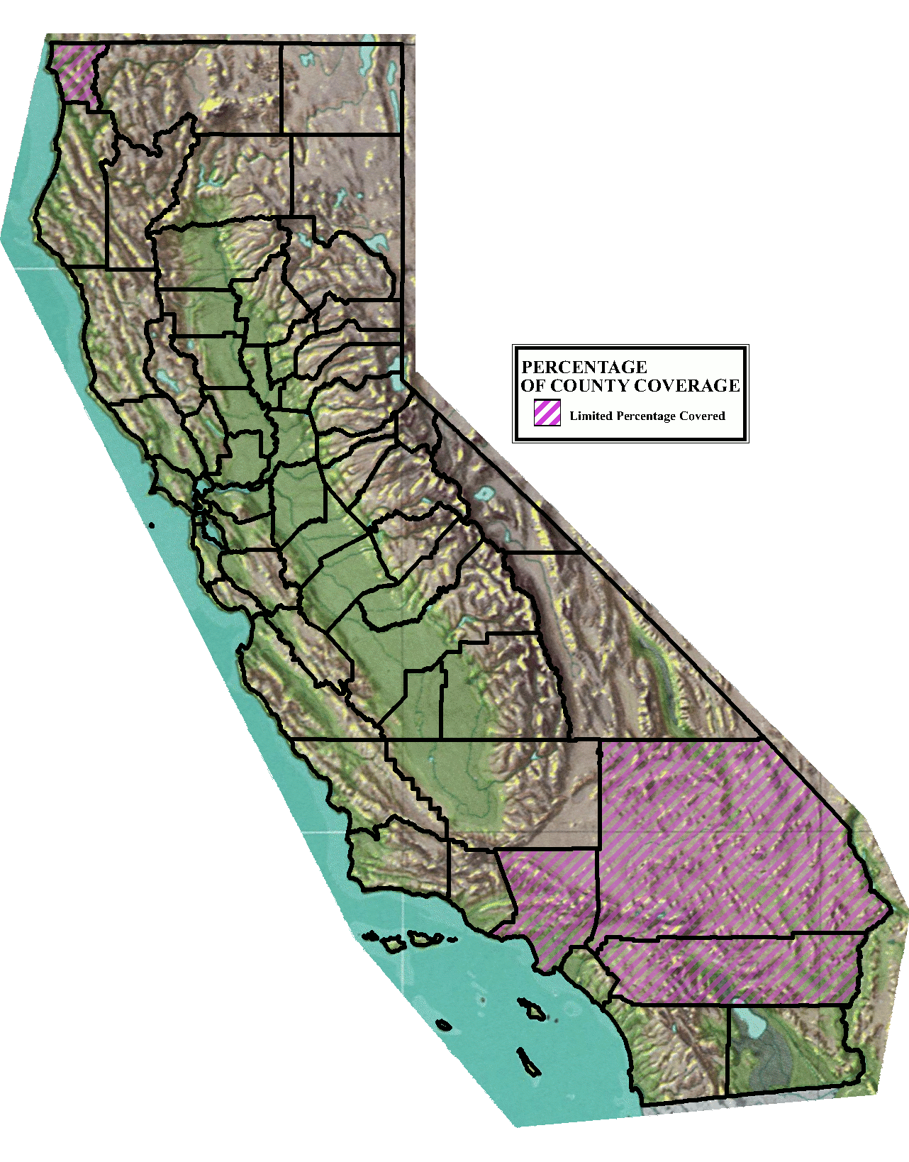 Ammann California Map