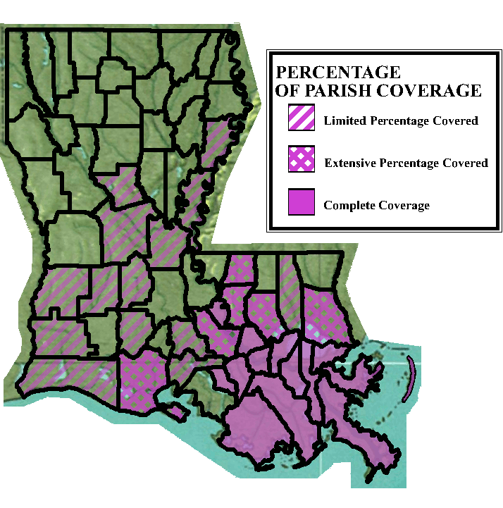 Ammann Louisiana
            Map